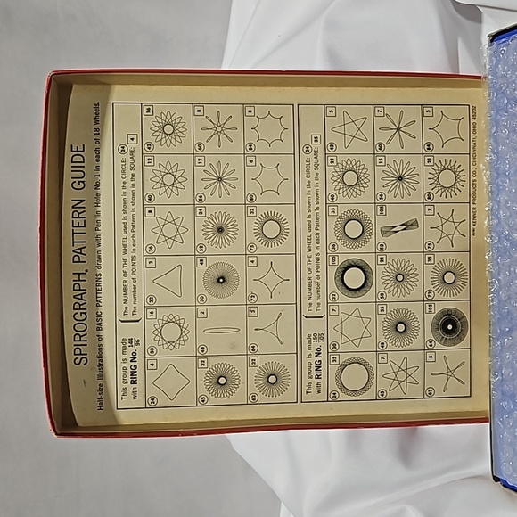 Vintage, Spirograph,Collectible, 1967, Kenner Products Co, Excellent Condition, - Picture 7 of 16
